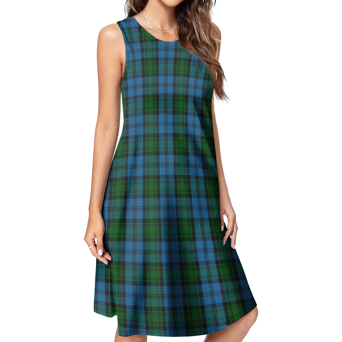 Kerr Hunting Tartan Womens Casual Dresses - Tartanvibesclothing