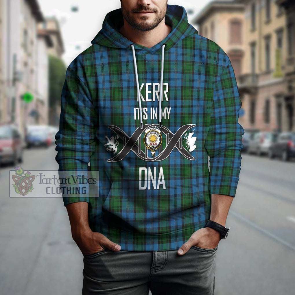 Kerr Hunting Tartan Hoodie with Family Crest DNA In Me Style Pullover Hoodie - Tartanvibesclothing Shop