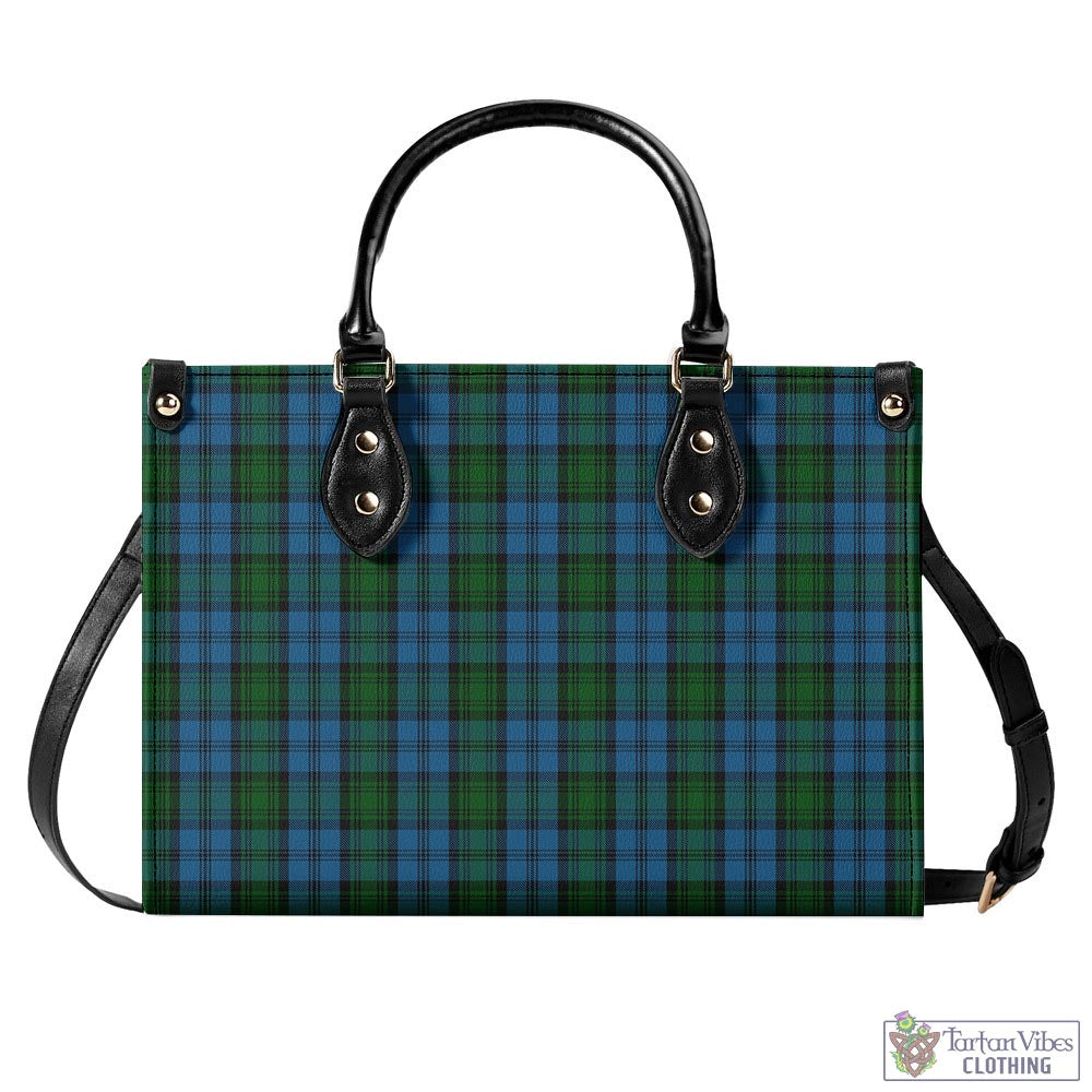 Tartan Vibes Clothing Kerr Hunting Tartan Luxury Leather Handbags