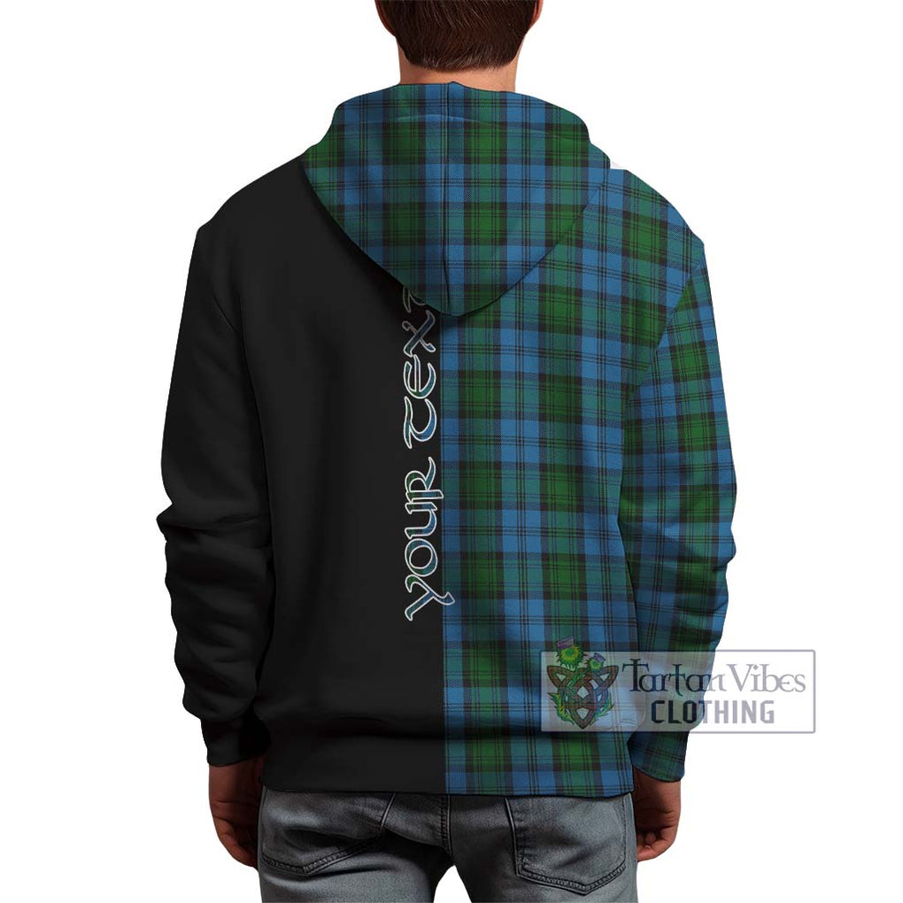 Kerr Hunting Tartan Hoodie with Family Crest and Half Of Me Style - Tartanvibesclothing Shop