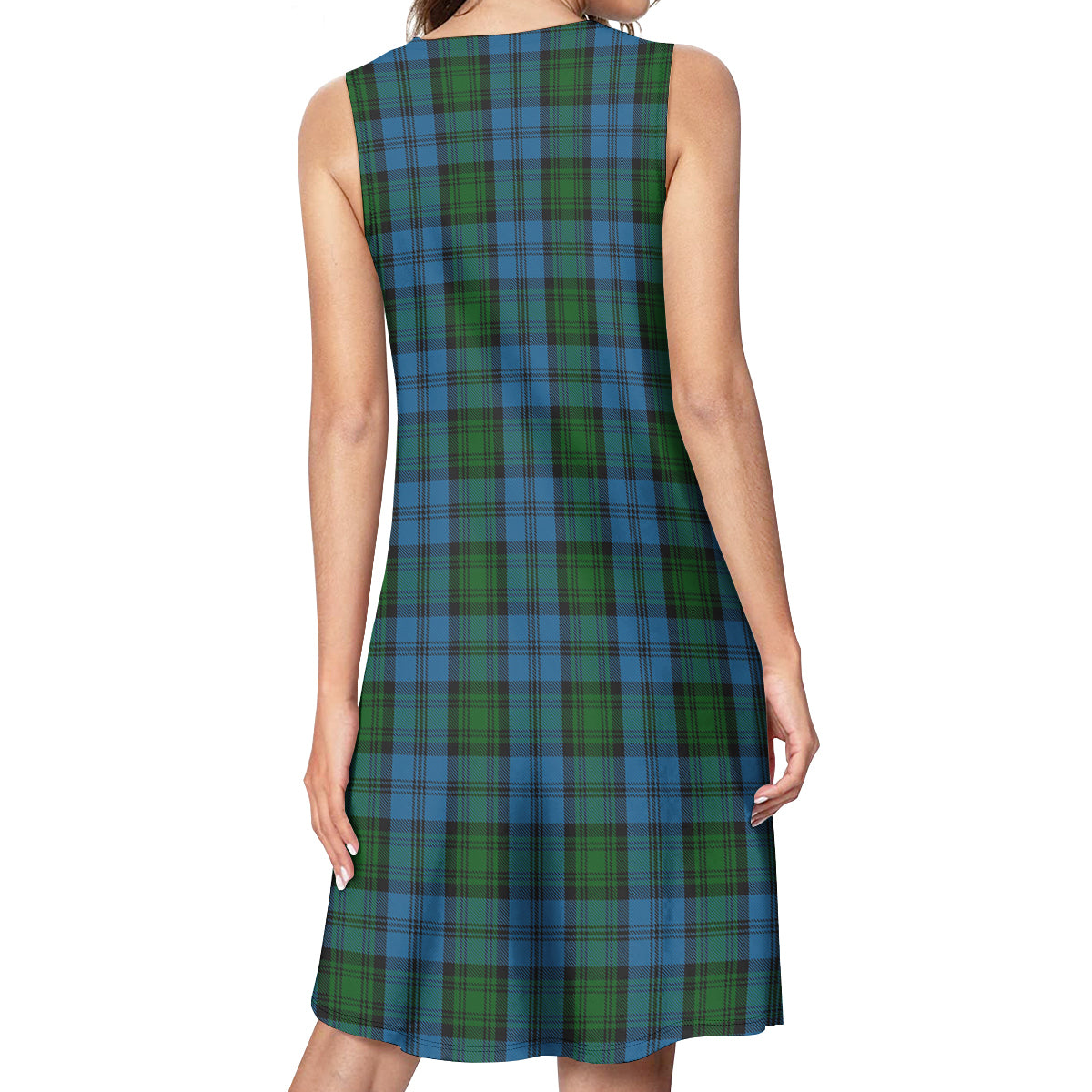 Kerr Hunting Tartan Womens Casual Dresses - Tartanvibesclothing