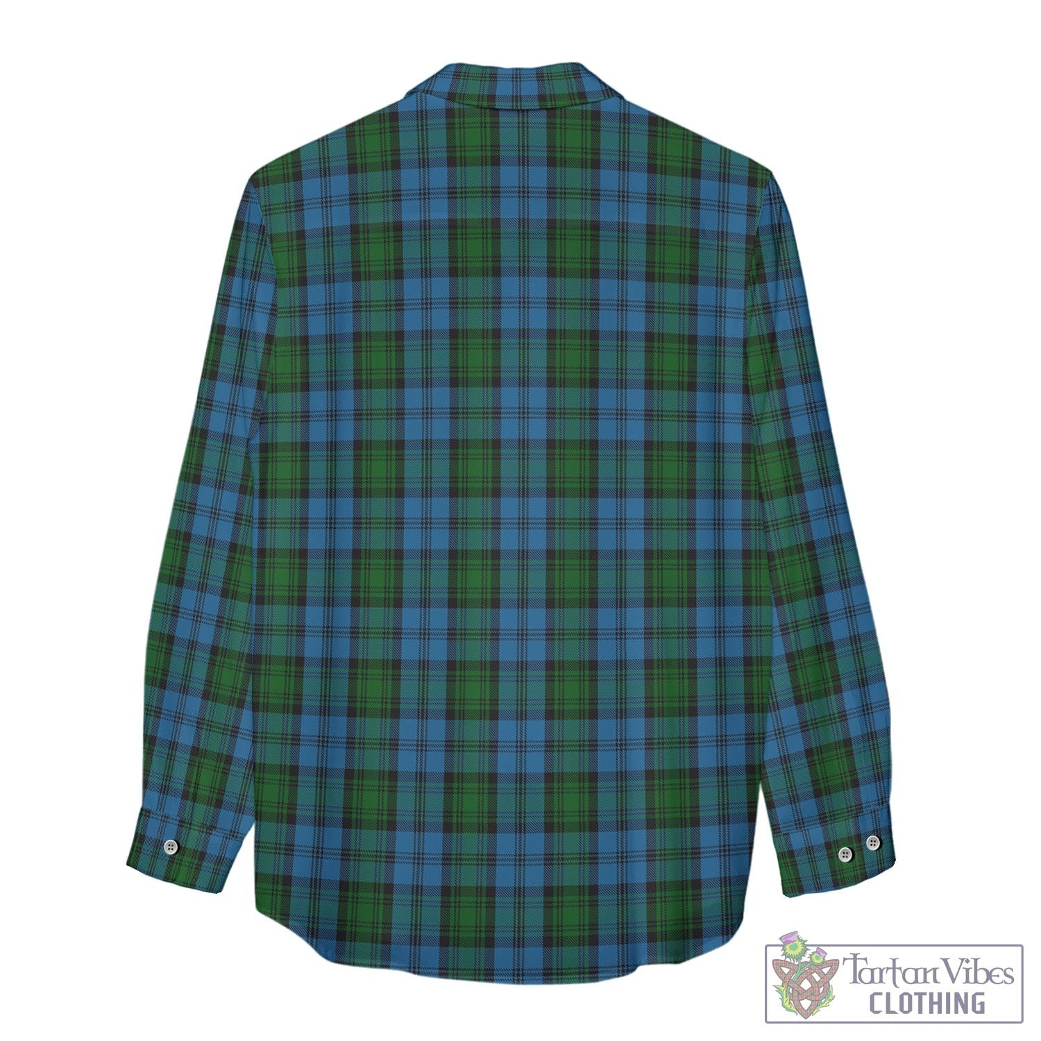 Tartan Vibes Clothing Kerr Hunting Tartan Womens Casual Shirt with Family Crest