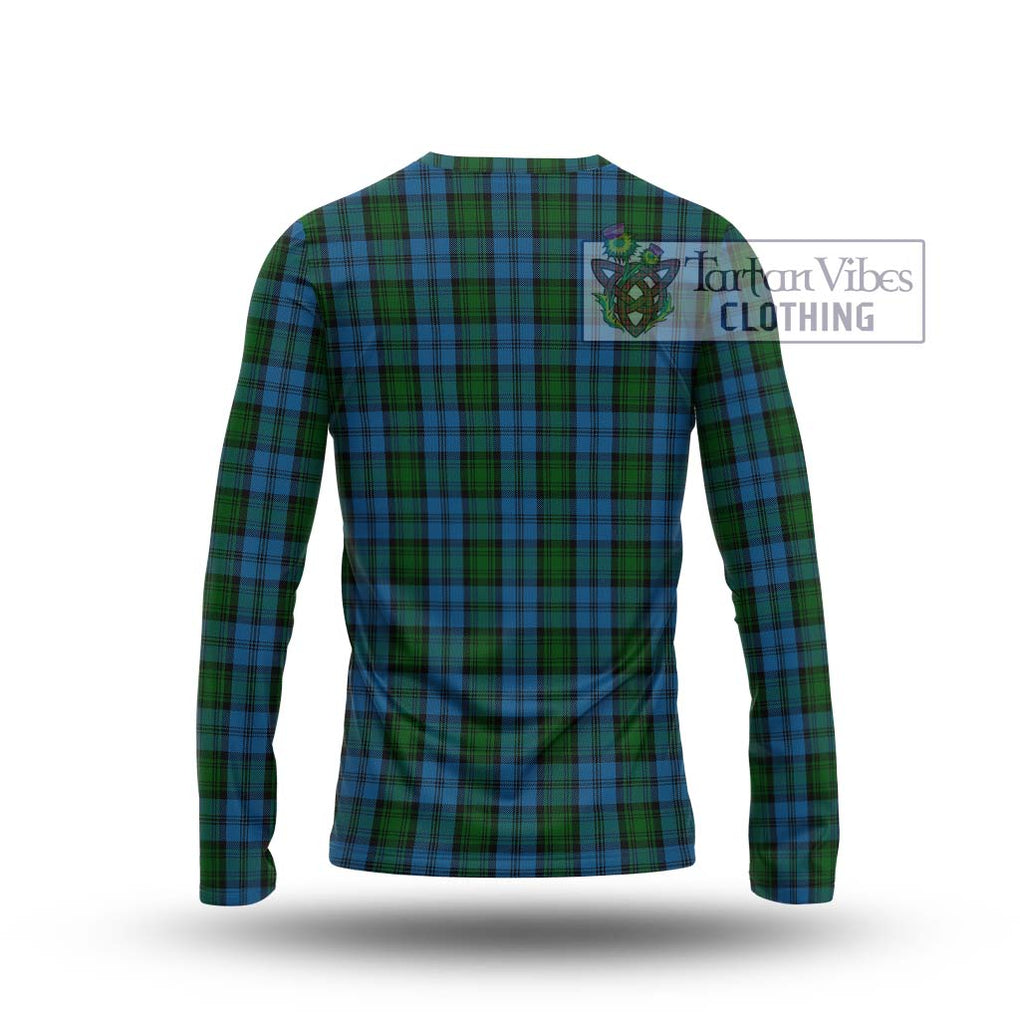 Kerr Hunting Tartan Long Sleeve T-Shirt with Family Crest DNA In Me Style - Tartanvibesclothing Shop