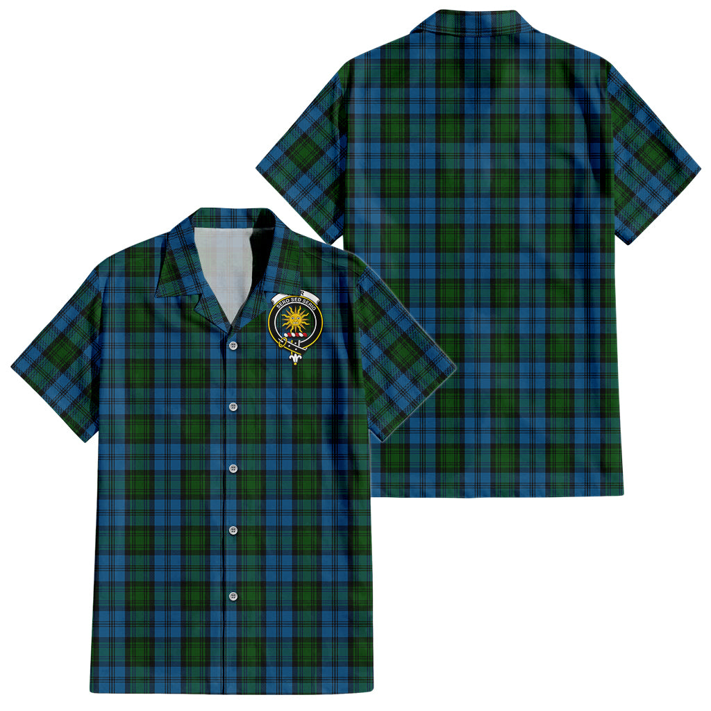 kerr-hunting-tartan-short-sleeve-button-down-shirt-with-family-crest