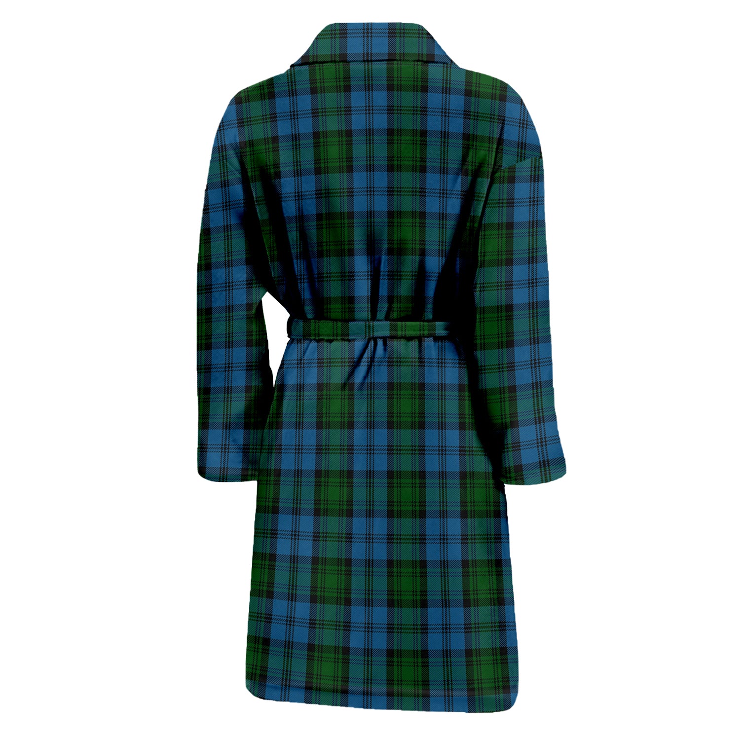 Kerr Hunting Tartan Bathrobe with Family Crest - Tartan Vibes Clothing