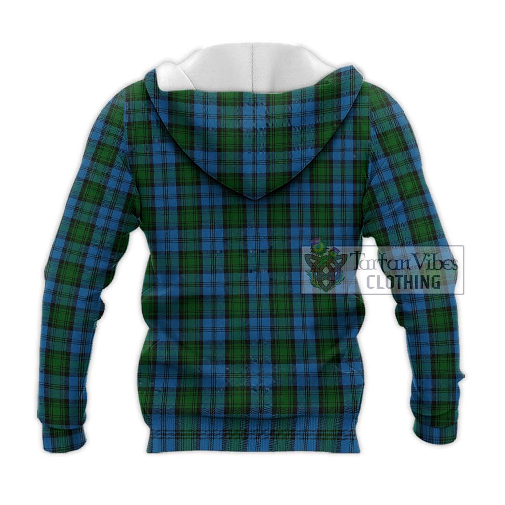 Kerr Hunting Tartan Knitted Hoodie with Family Crest DNA In Me Style - Tartanvibesclothing Shop