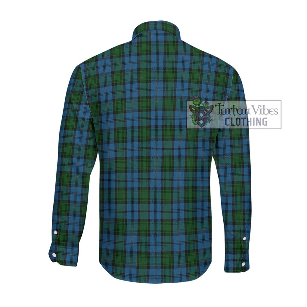 Kerr Hunting Tartan Long Sleeve Button Shirt with Family Crest DNA In Me Style - Tartanvibesclothing Shop