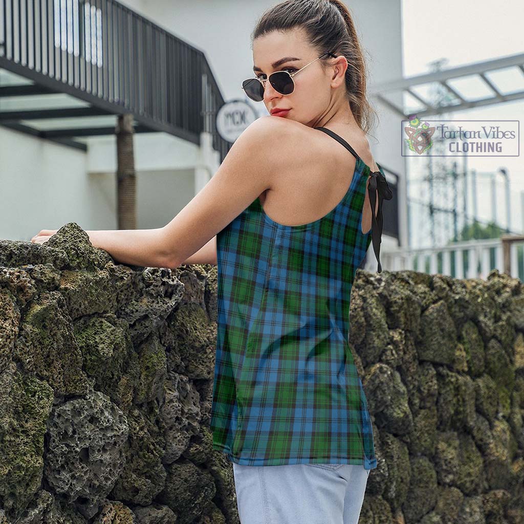 Tartan Vibes Clothing Kerr Hunting Tartan Loose Halter Neck Camisole