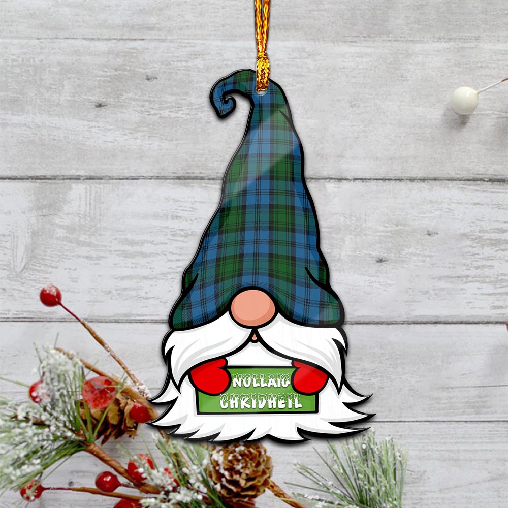 Kerr Hunting Gnome Christmas Ornament with His Tartan Christmas Hat - Tartan Vibes Clothing