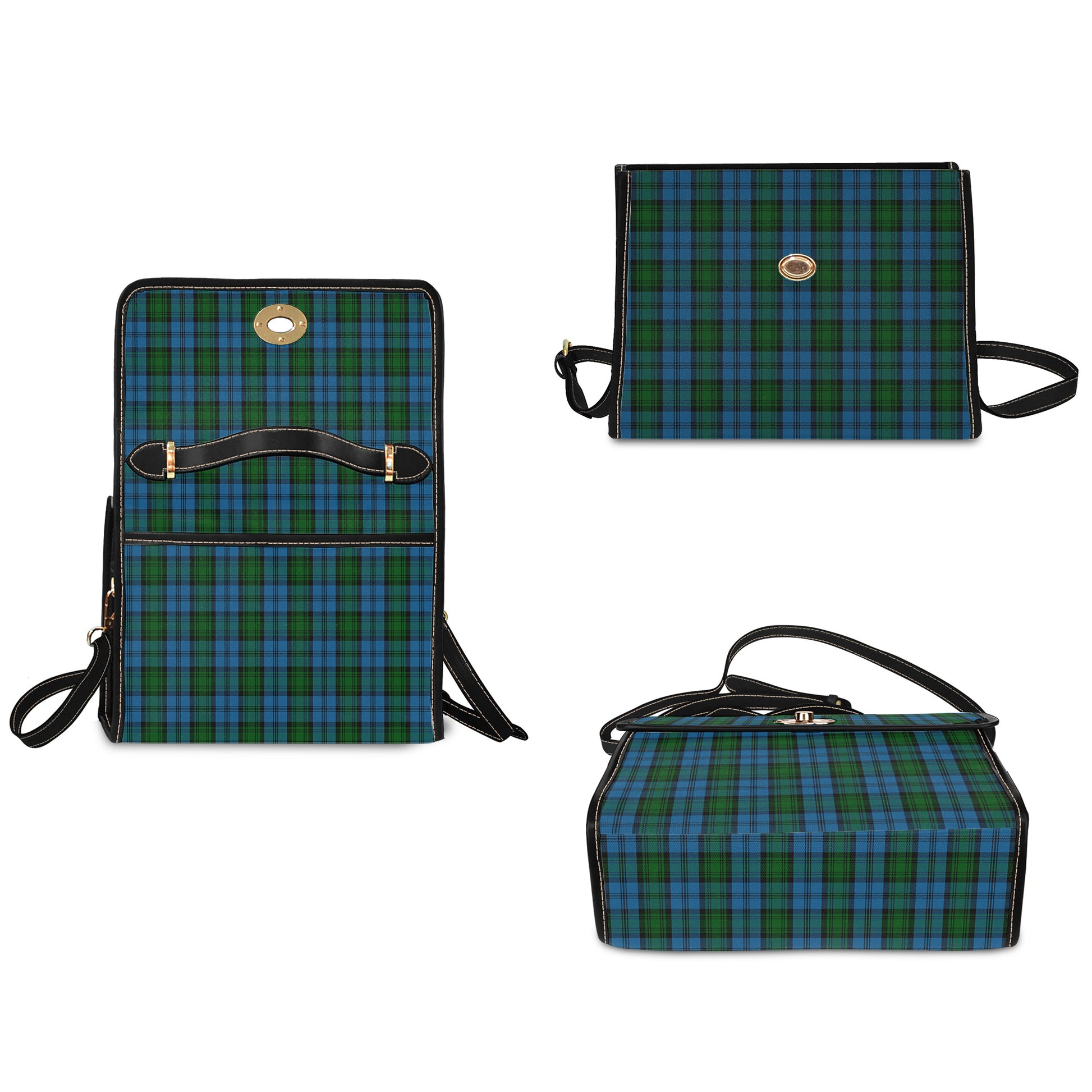 kerr-hunting-tartan-leather-strap-waterproof-canvas-bag