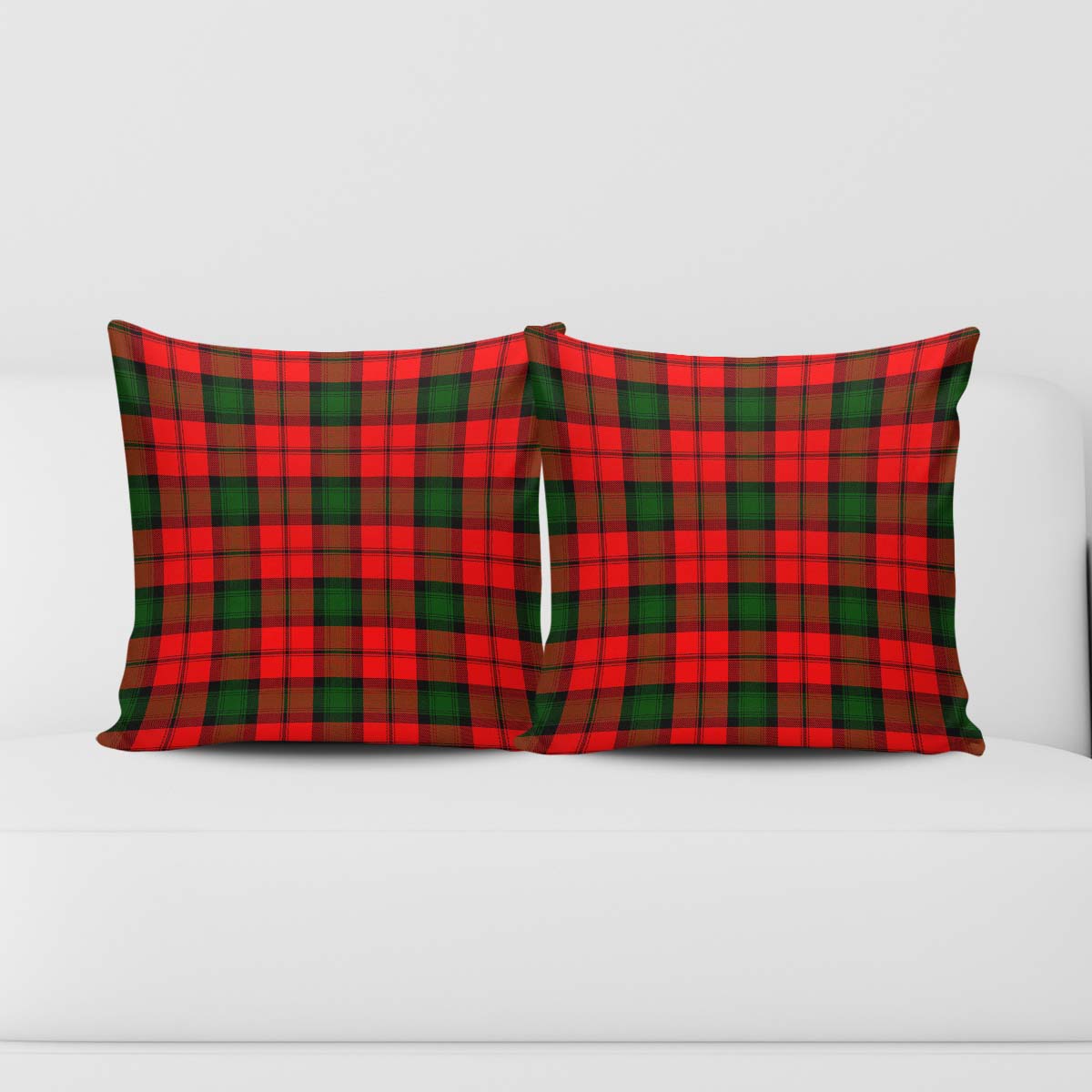 Kerr Modern Tartan Pillow Cover Square Pillow Cover - Tartanvibesclothing