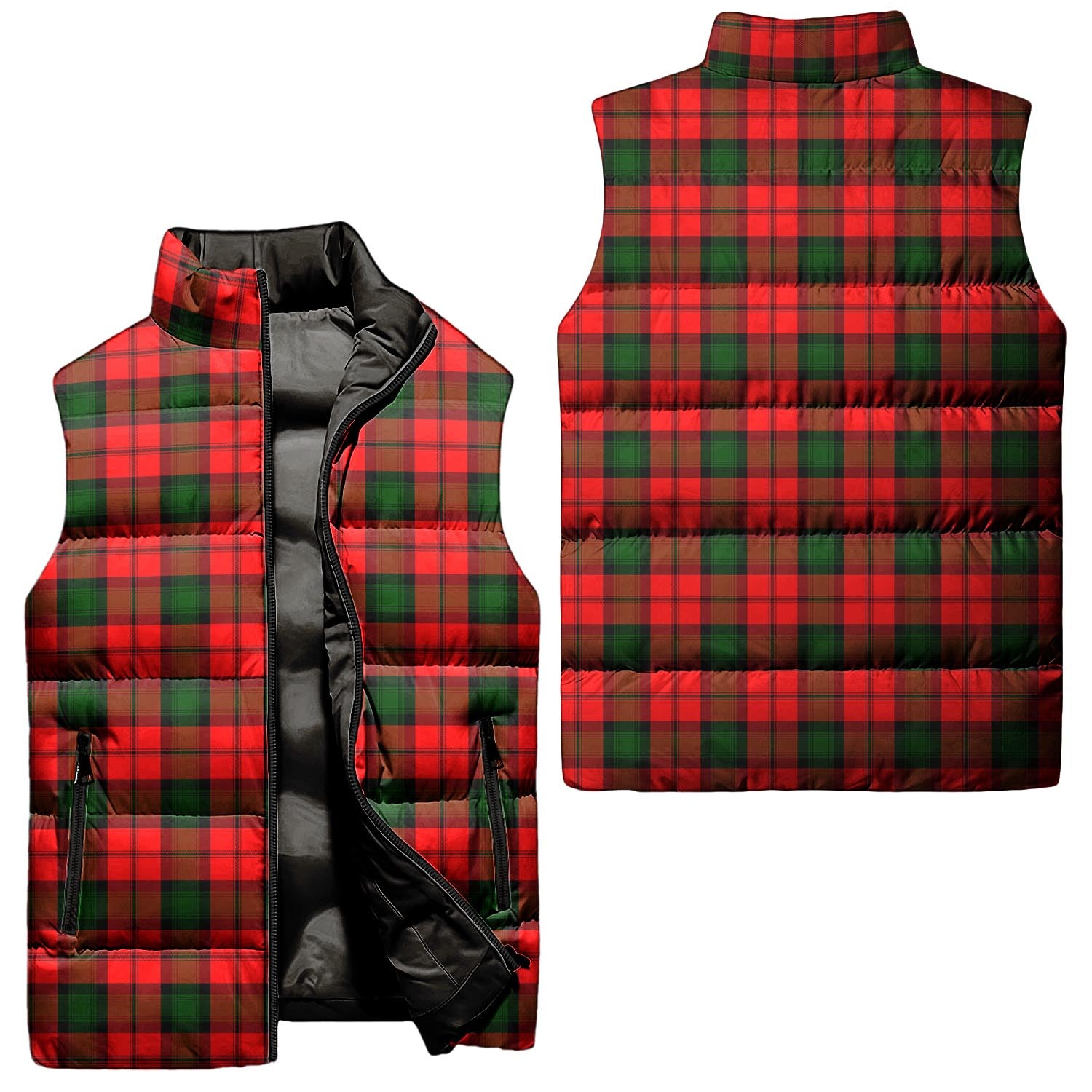 Kerr Modern Tartan Sleeveless Puffer Jacket Unisex - Tartanvibesclothing