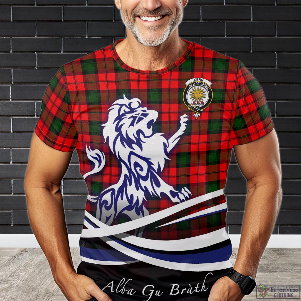 kerr-modern-tartan-t-shirt-with-alba-gu-brath-regal-lion-emblem