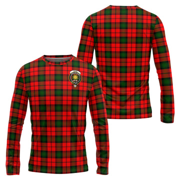 Kerr Modern Tartan Long Sleeve T-Shirt with Family Crest