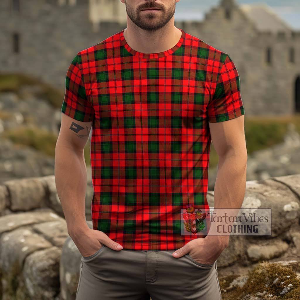 Kerr Modern Tartan Cotton T-Shirt Men's Shirt - Tartanvibesclothing Shop