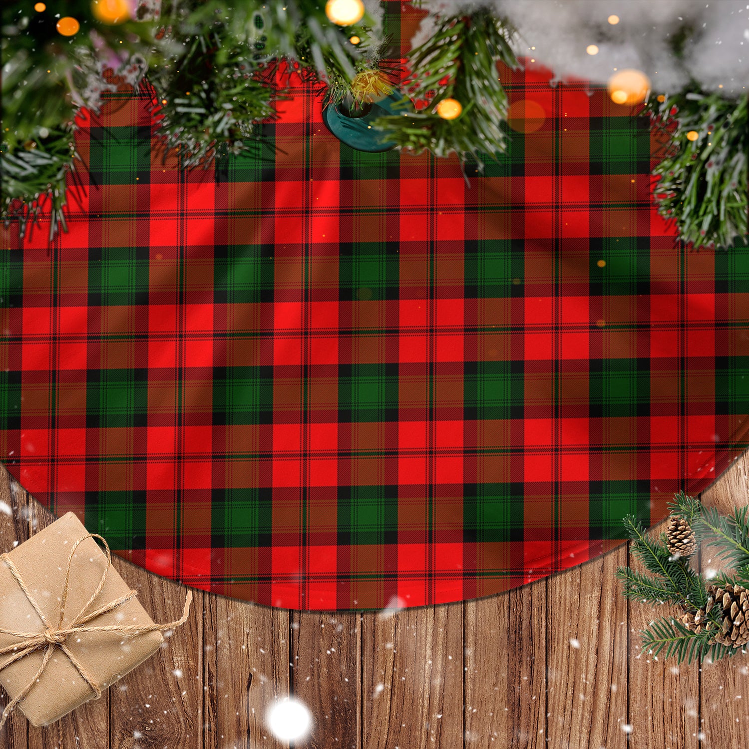 Kerr Modern Tartan Christmas Tree Skirt - Tartanvibesclothing