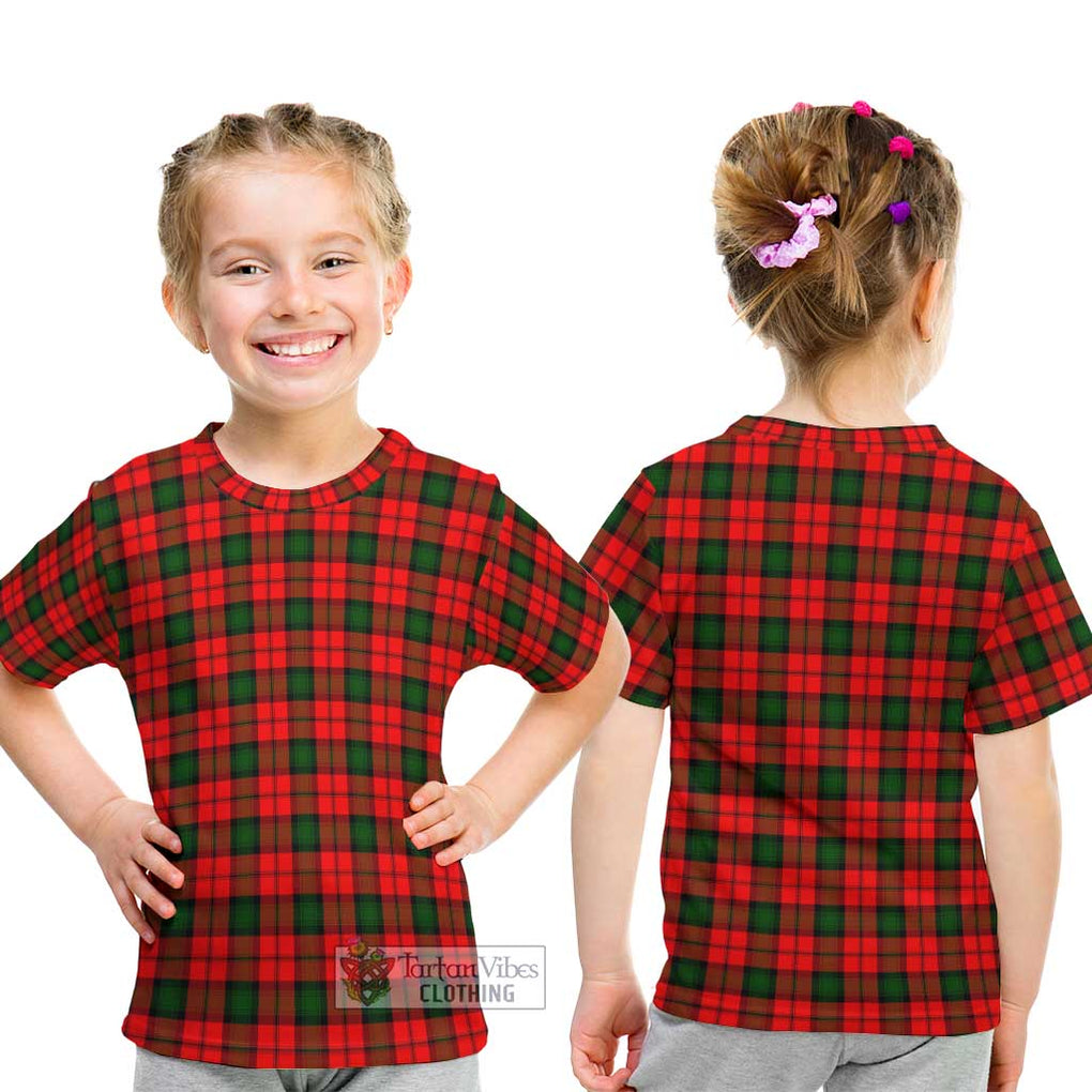 Kerr Modern Tartan Kid T-Shirt - Tartanvibesclothing Shop