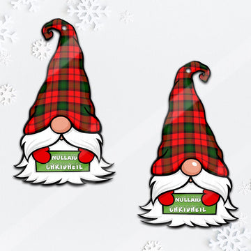 Kerr Modern Gnome Christmas Ornament with His Tartan Christmas Hat