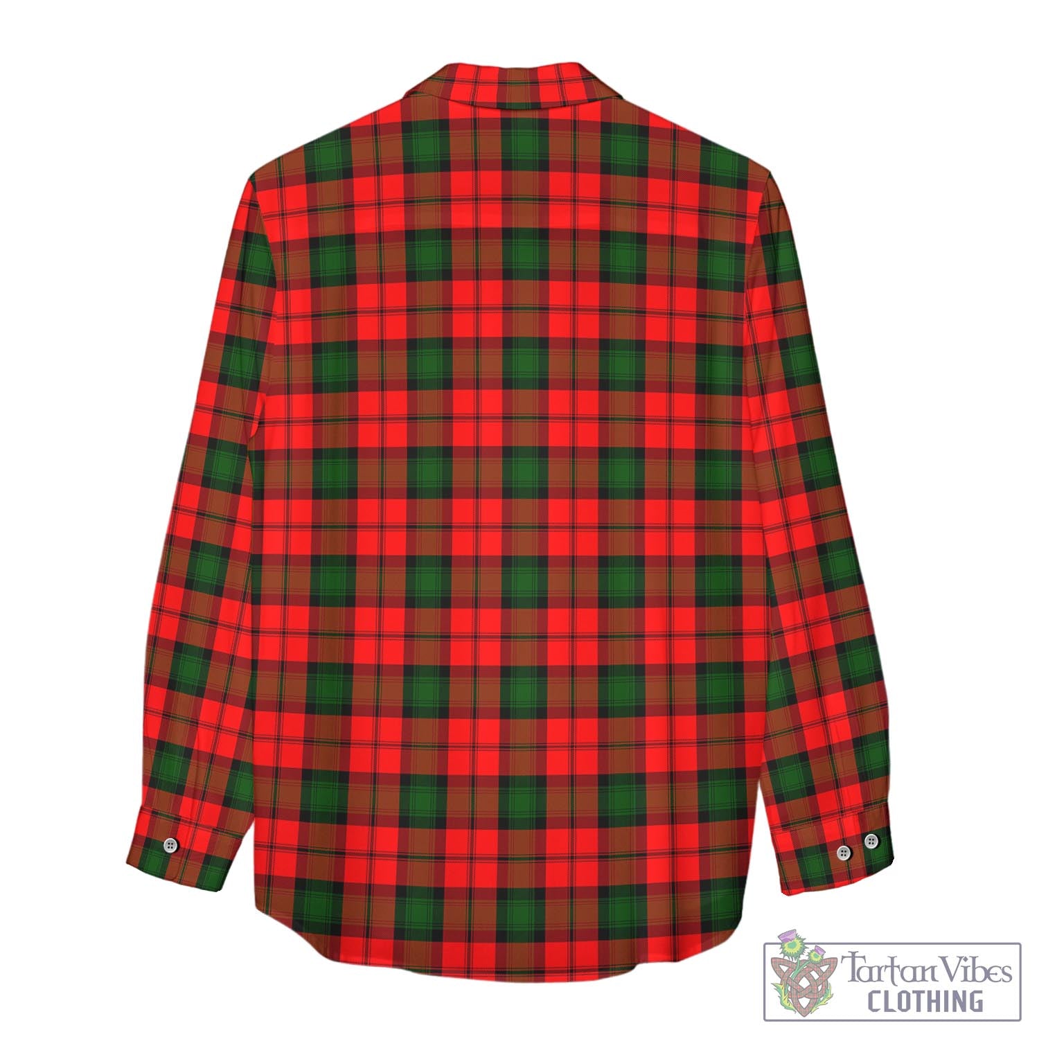 Tartan Vibes Clothing Kerr Modern Tartan Womens Casual Shirt with Family Crest