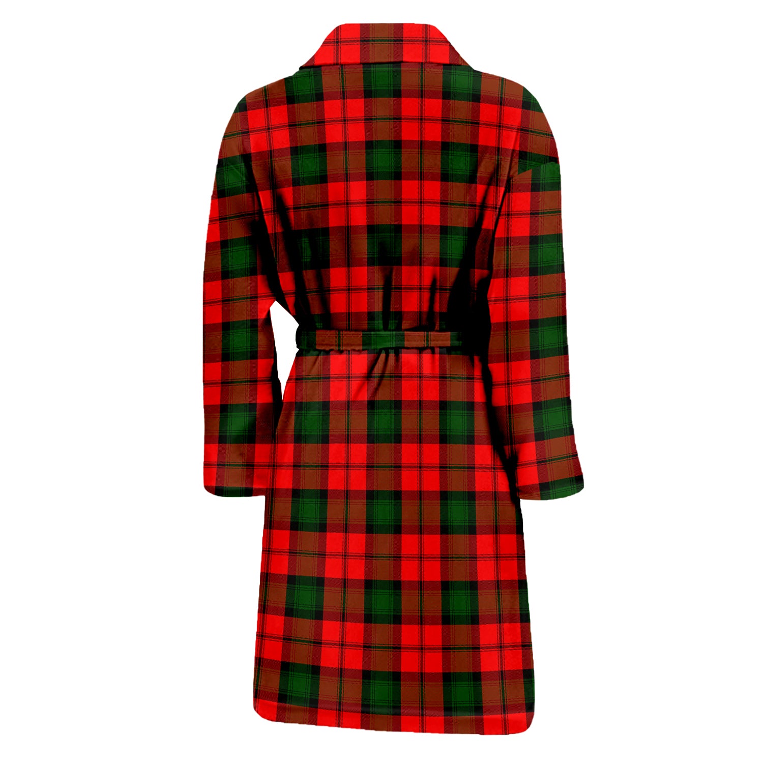 Kerr Modern Tartan Bathrobe with Family Crest - Tartan Vibes Clothing