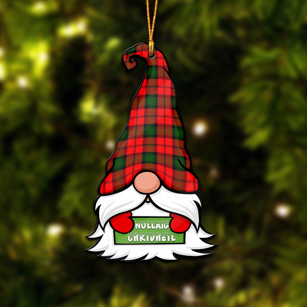 Kerr Modern Gnome Christmas Ornament with His Tartan Christmas Hat - Tartan Vibes Clothing