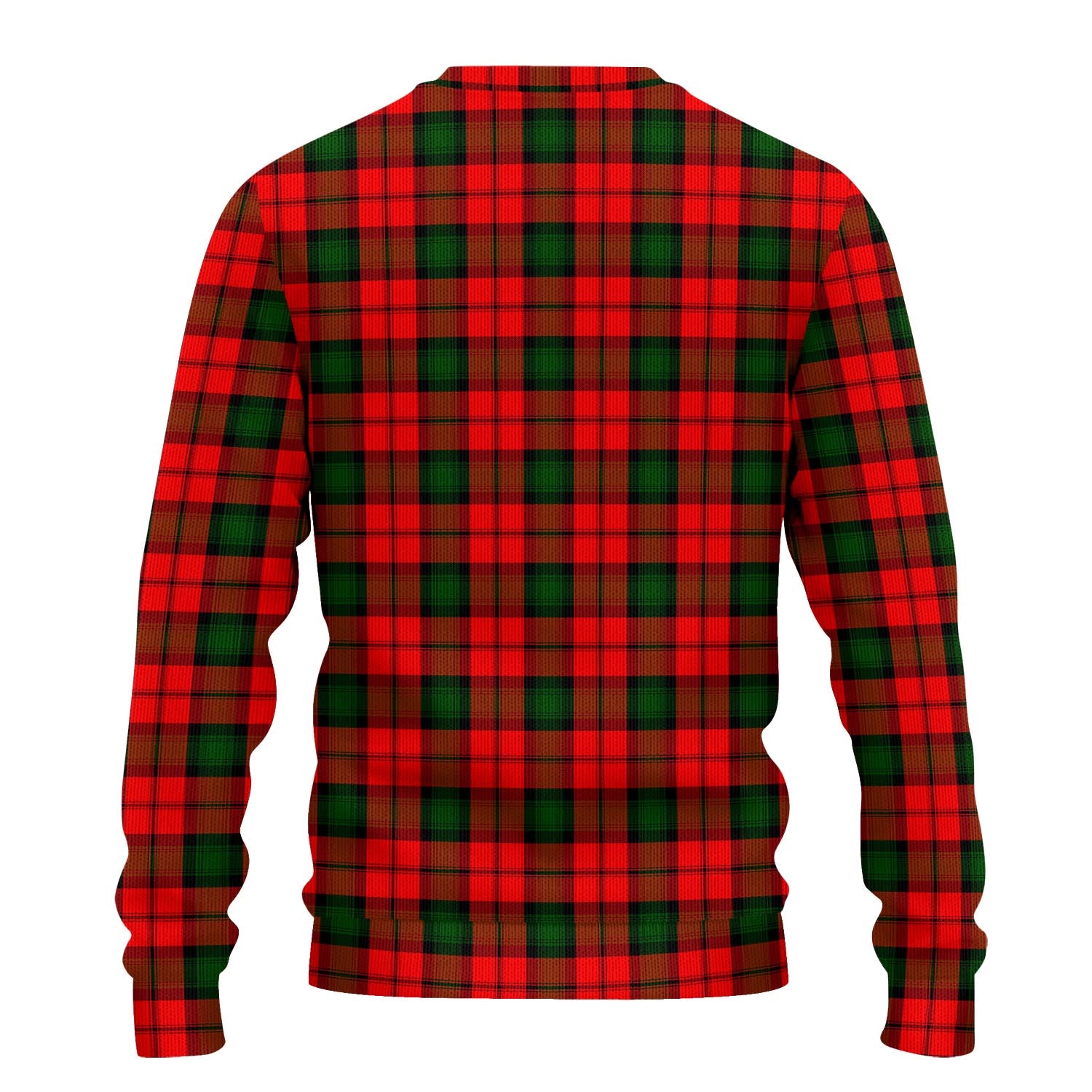 Kerr Modern Tartan Knitted Sweater with Family Crest - Tartanvibesclothing