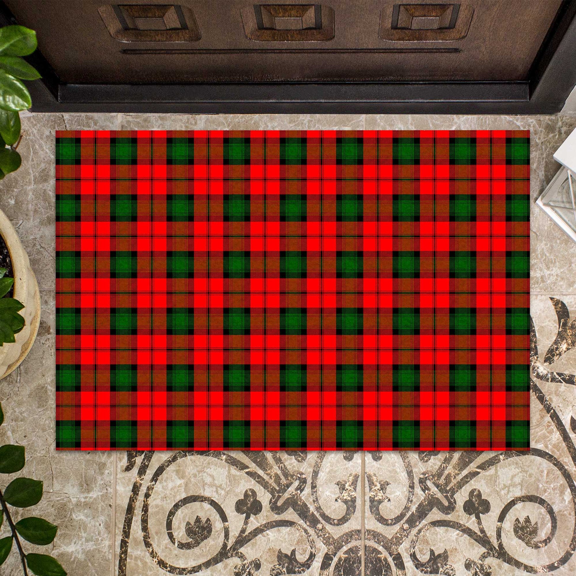 Kerr Modern Tartan Door Mat - Tartanvibesclothing