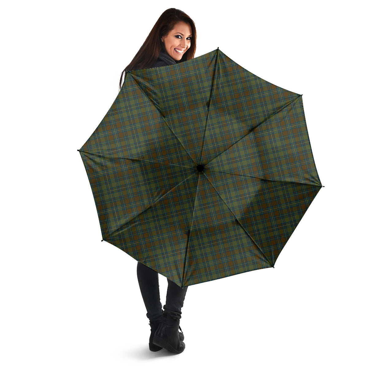 Kerry Tartan Umbrella - Tartanvibesclothing