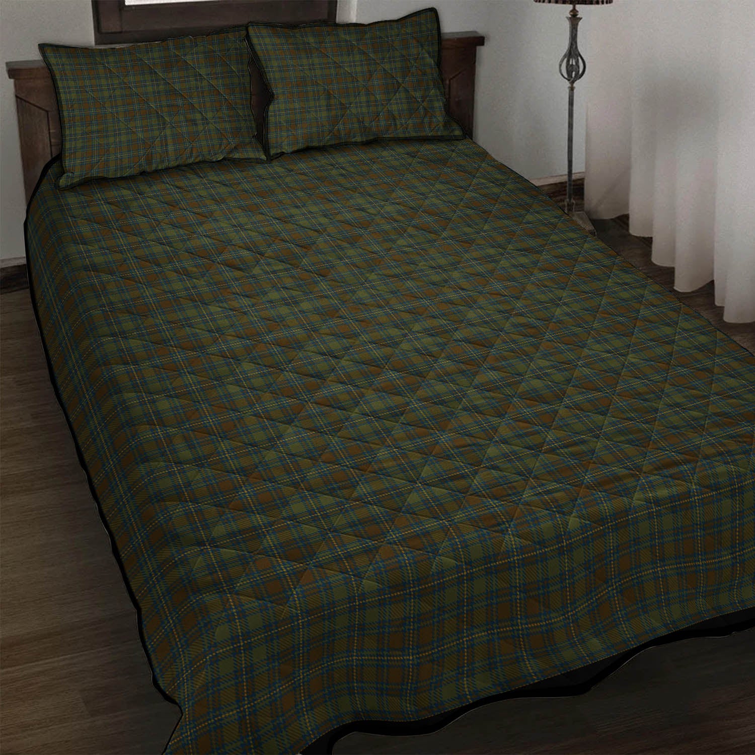 Kerry Tartan Quilt Bed Set - Tartanvibesclothing