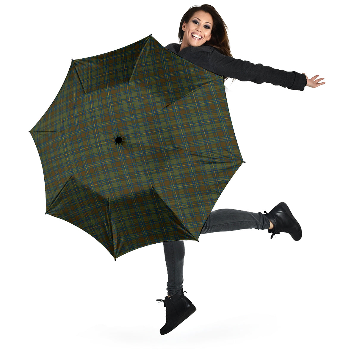 Kerry Tartan Umbrella - Tartanvibesclothing