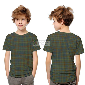 Kerry County Ireland Tartan Kid T-Shirt