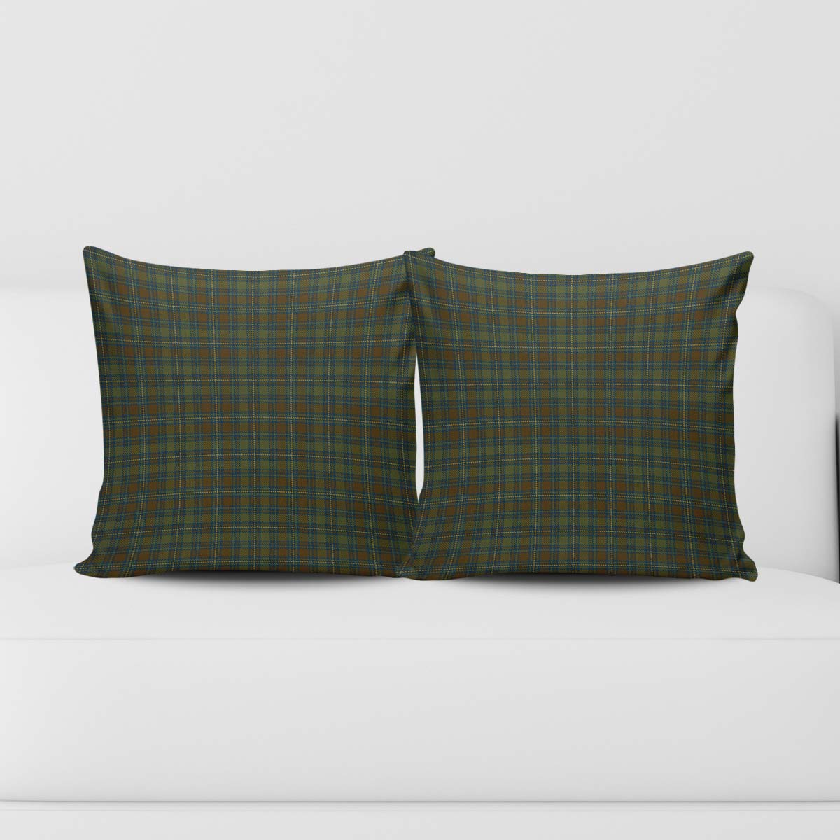 Kerry County Ireland Tartan Pillow Cover Square Pillow Cover - Tartanvibesclothing