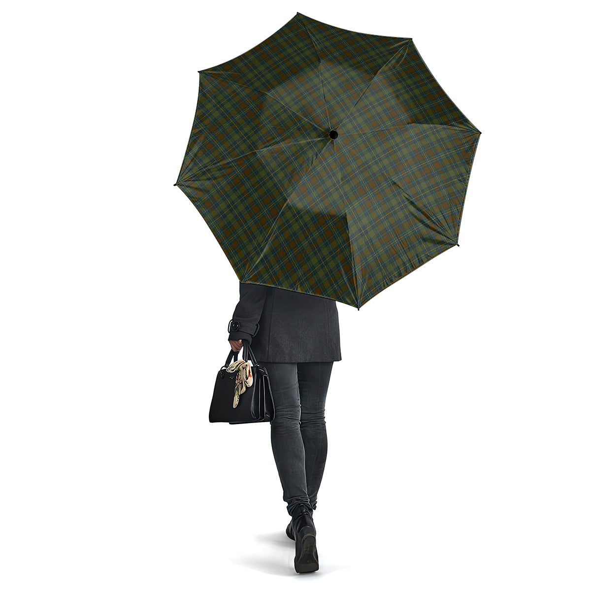 Kerry County Ireland Tartan Umbrella One Size - Tartanvibesclothing