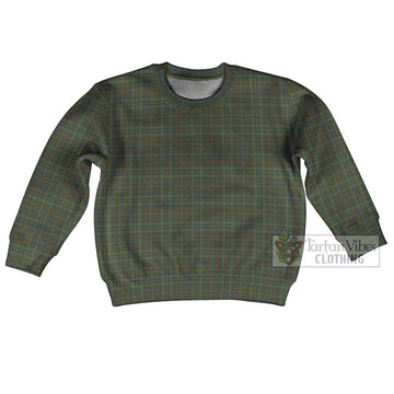 Kerry County Ireland Tartan Kid Ugly Sweater