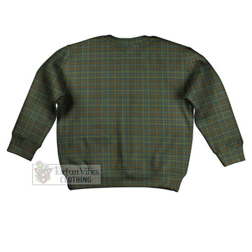 Kerry County Ireland Tartan Kid Ugly Sweater