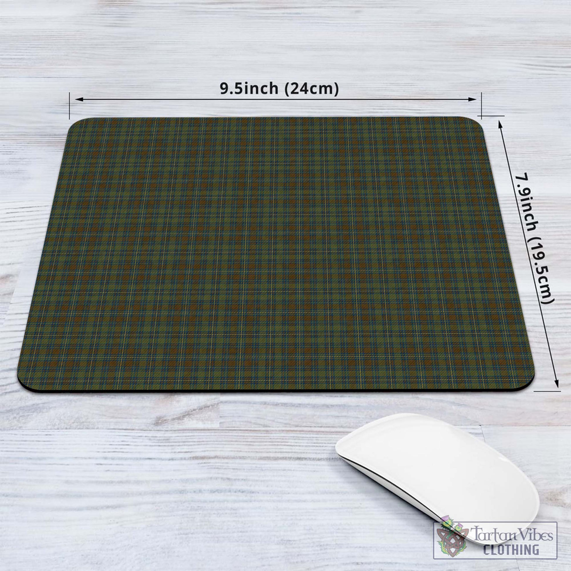 Tartan Vibes Clothing Kerry County Ireland Tartan Mouse Pad