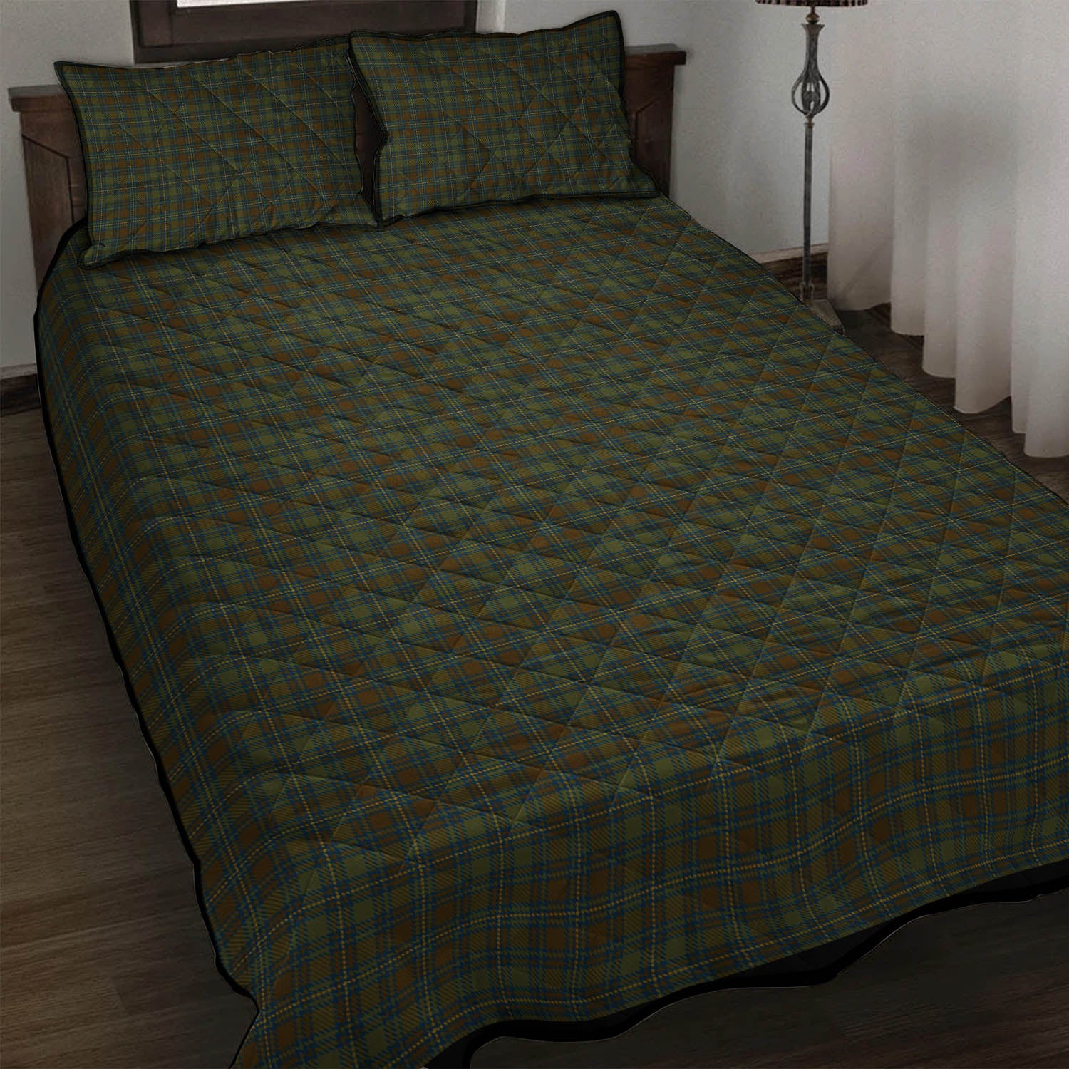 Kerry County Ireland Tartan Quilt Bed Set - Tartanvibesclothing