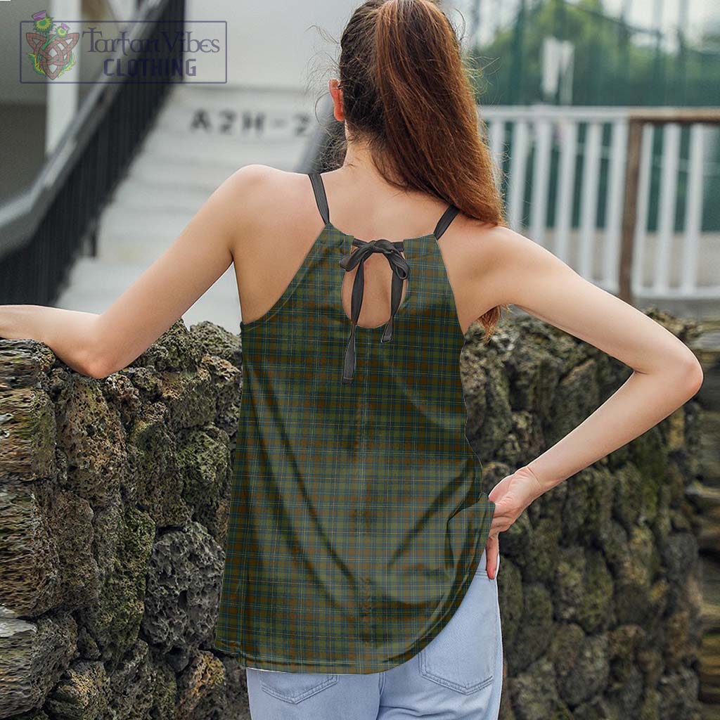 Tartan Vibes Clothing Kerry County Ireland Tartan Loose Halter Neck Camisole