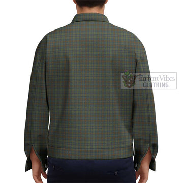 Kerry County Ireland Tartan Unisex Lapel Cotton Jacket