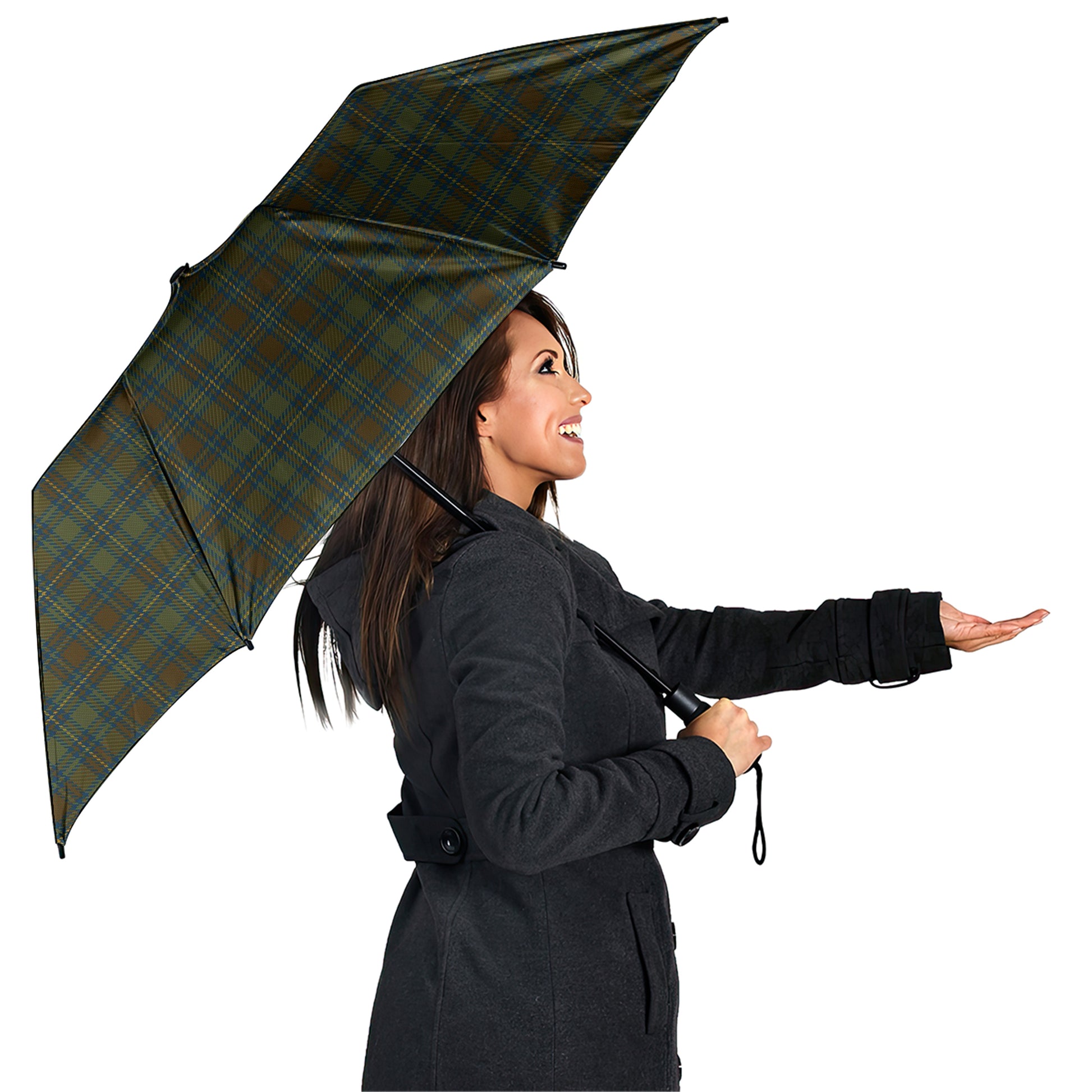 Kerry County Ireland Tartan Umbrella - Tartanvibesclothing