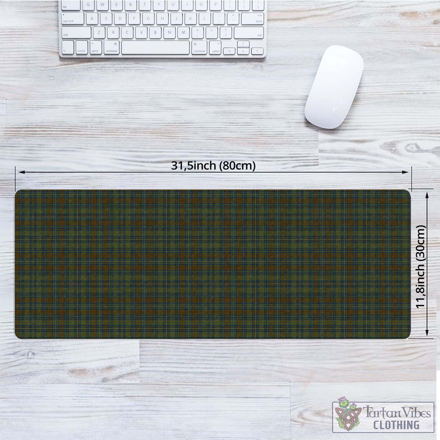 Tartan Vibes Clothing Kerry County Ireland Tartan Mouse Pad