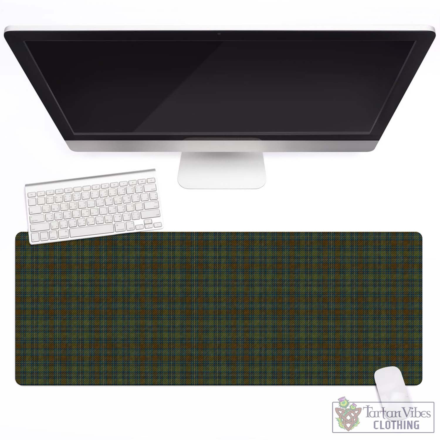 Tartan Vibes Clothing Kerry County Ireland Tartan Mouse Pad