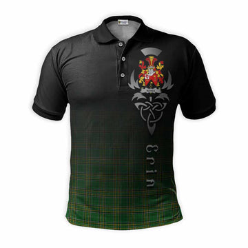 Keyes Irish Clan Polo Shirt with Coat of Arms Erin Go Bragh Celtic Inspired Kid - Tartan Vibes Clothing