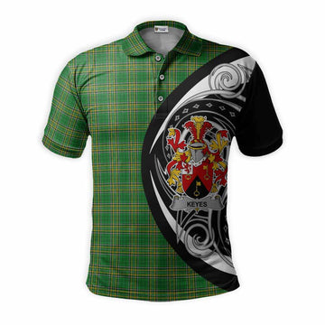 Keyes Irish Clan Polo Shirt Celtic Circle Style Kid - Tartan Vibes Clothing