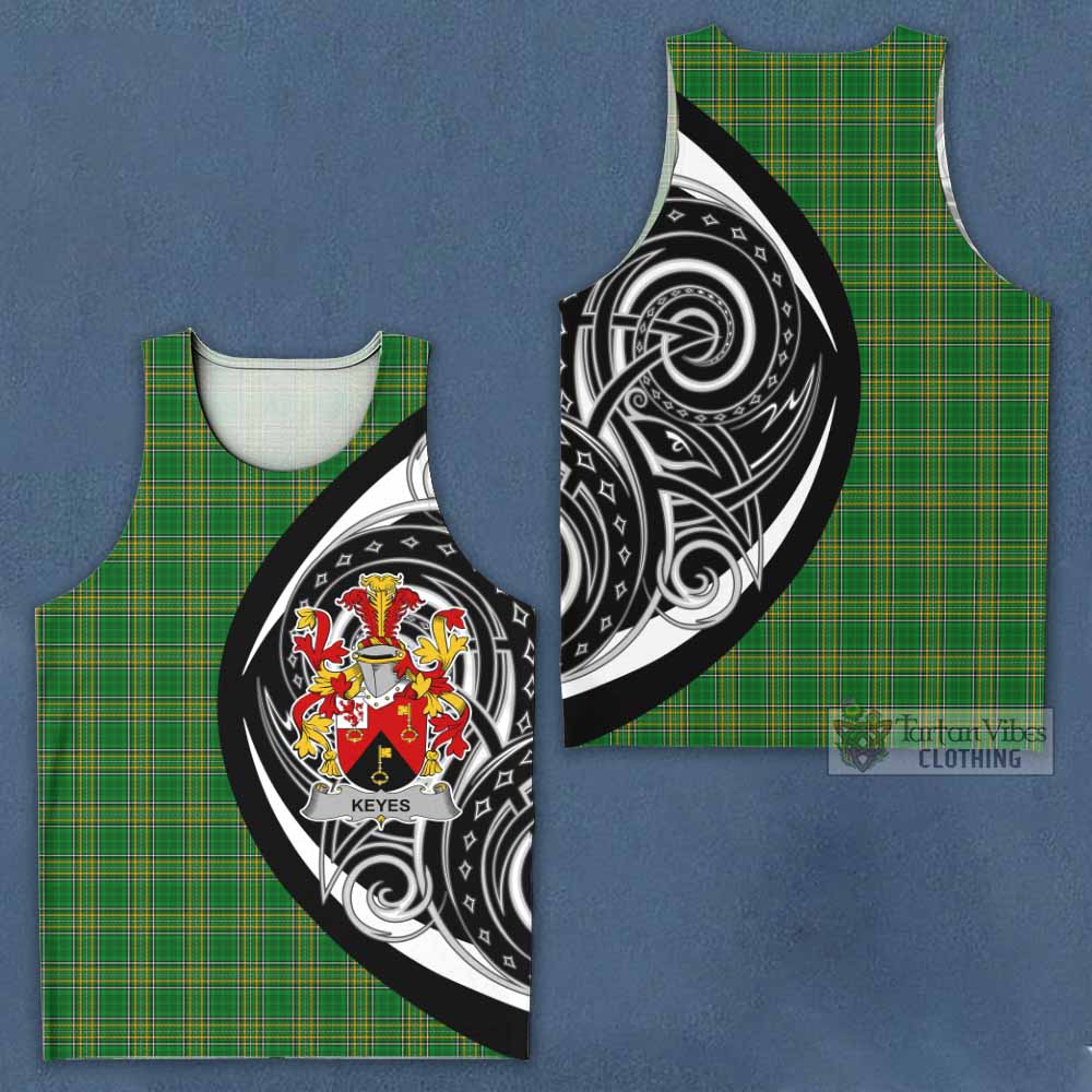 Keyes Irish Clan Men's Tank Top Celtic Circle Style - Tartan Vibes Clothing