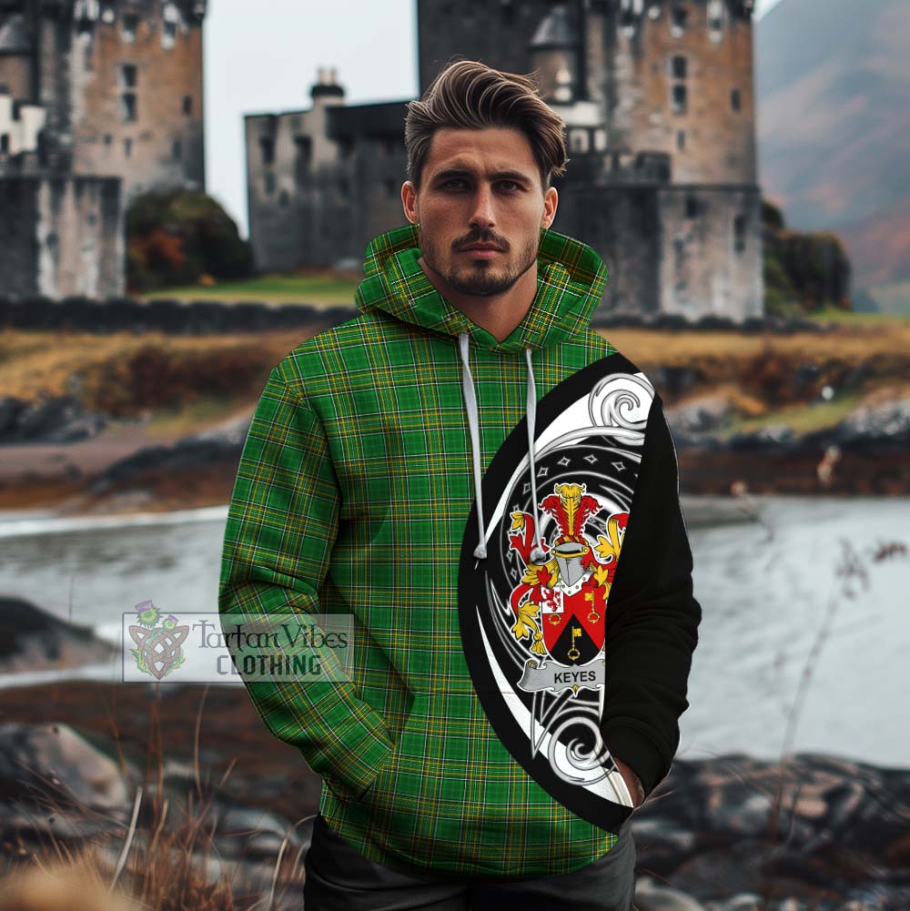 Keyes Irish Clan Cotton Hoodie Celtic Circle Style - Tartan Vibes Clothing