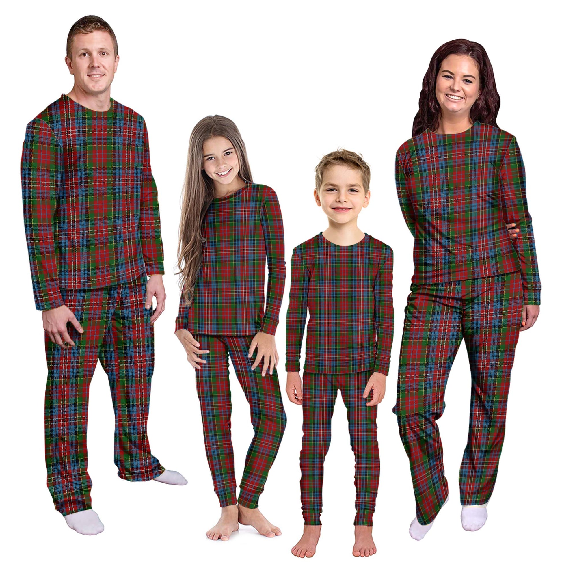 Kidd Tartan Pajamas Family Set Kid - Tartan Vibes Clothing