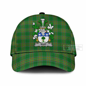 Kidd Irish Clan Tartan Classic Cap with Coat of Arms