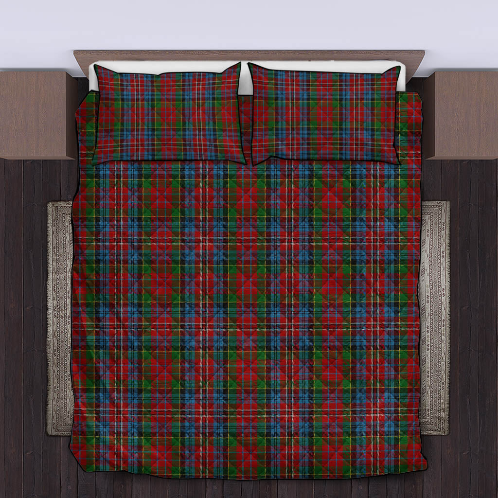 Kidd Tartan Quilt Bed Set King - Tartan Vibes Clothing