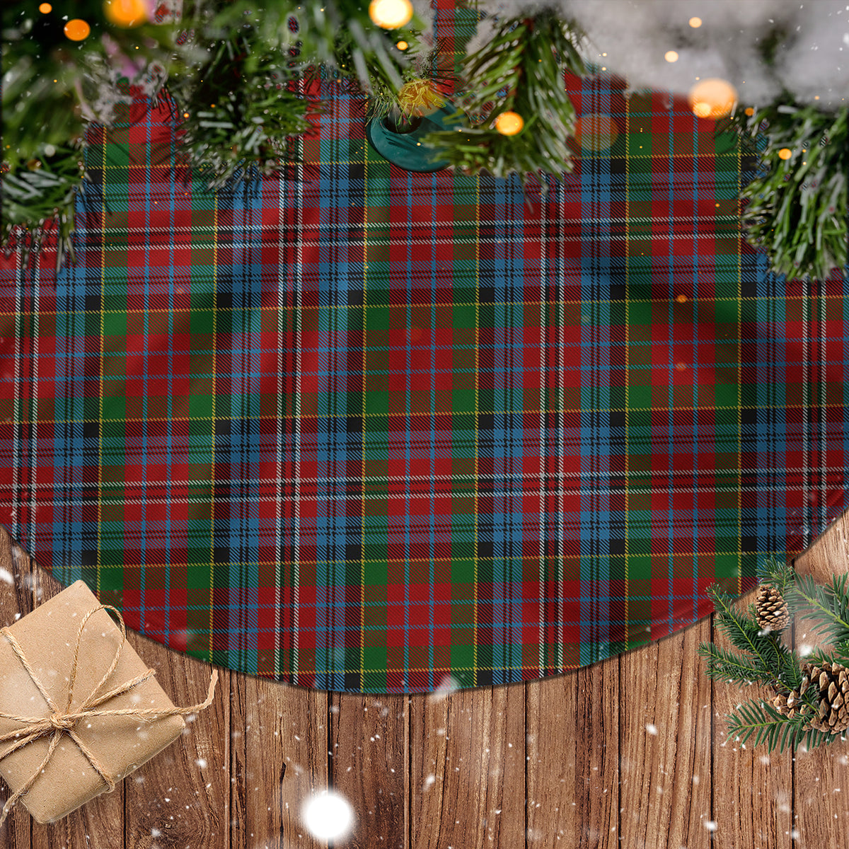 Kidd Tartan Christmas Tree Skirt - Tartan Vibes Clothing